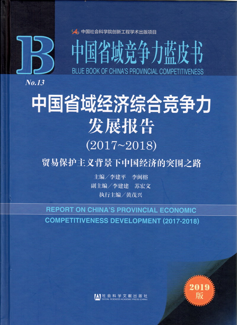 俺去操逼中国省域经济综合竞争力发展报告（2017-2018）